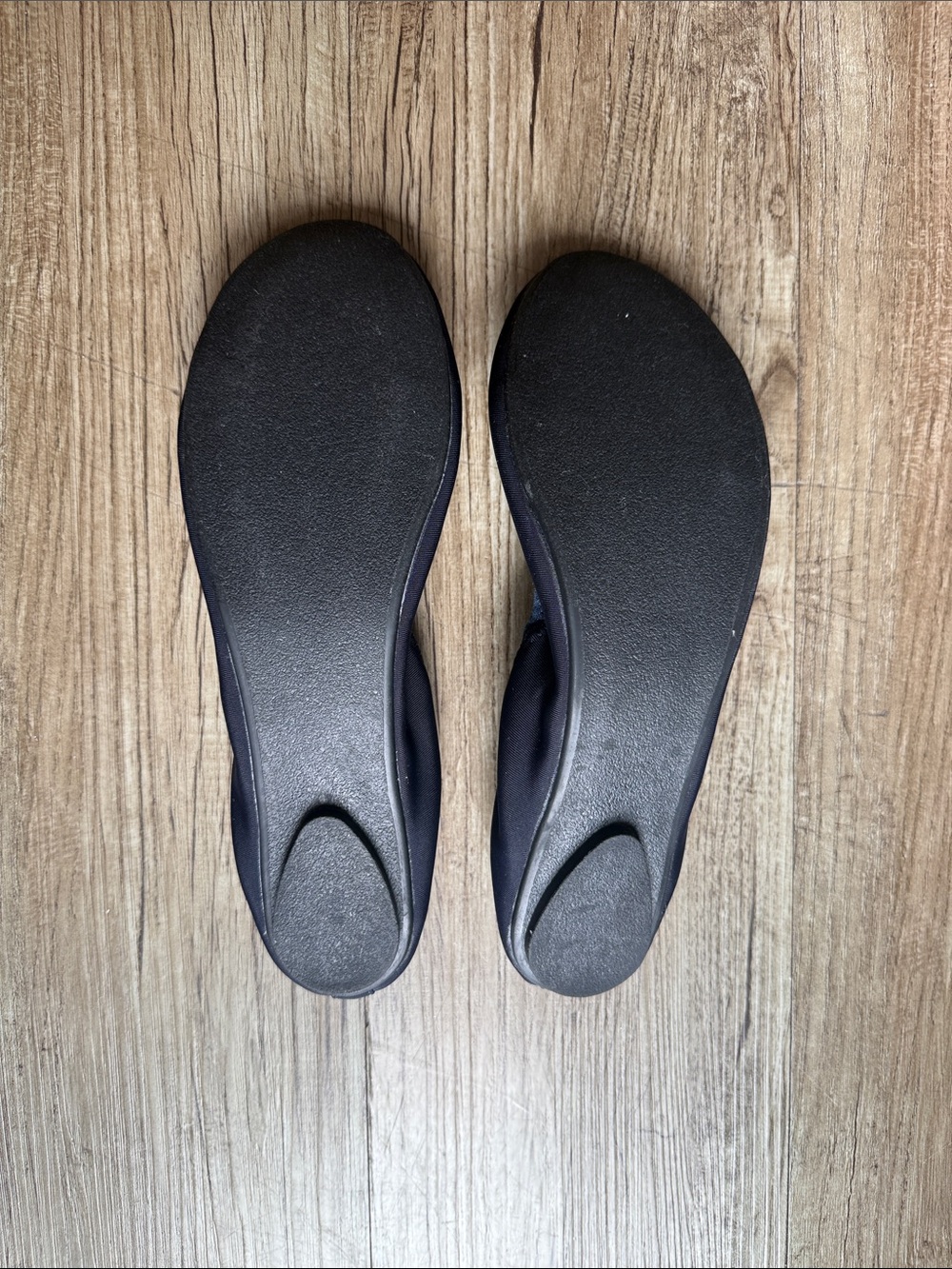 Wanted Navy Blue Women's Ballet Flats with Gathered Elastic Topline flats size 8 - Picture 5 of 6
